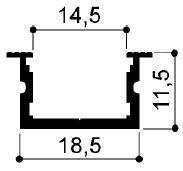 code art. FM534 : Aluminum heat sinks in bars