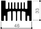 code art. FM617 : Aluminum heat sinks in bars