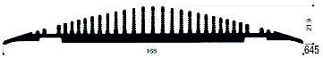 code art. FM645 : Aluminum heat sinks in bars