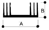 Heatsink bar size