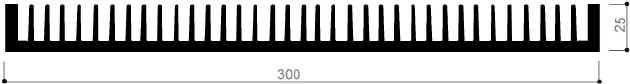 code art. FM899 : Aluminum heat sinks in bars