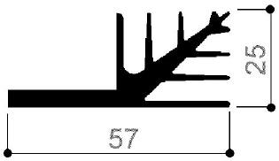 code art. FM956 : Aluminum heat sinks in bars