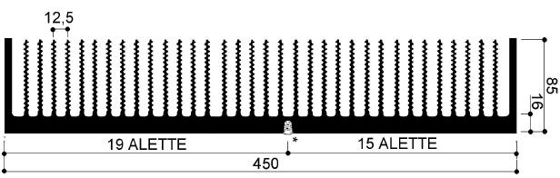 code art. FM992: Aluminum heat sinks in bars