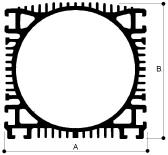 Heatsink bar size