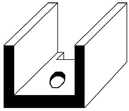 sheared U heat sinks