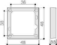 aluminum electronic card holder