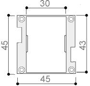 aluminum electronic card holder