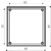 aluminum electronic card holder