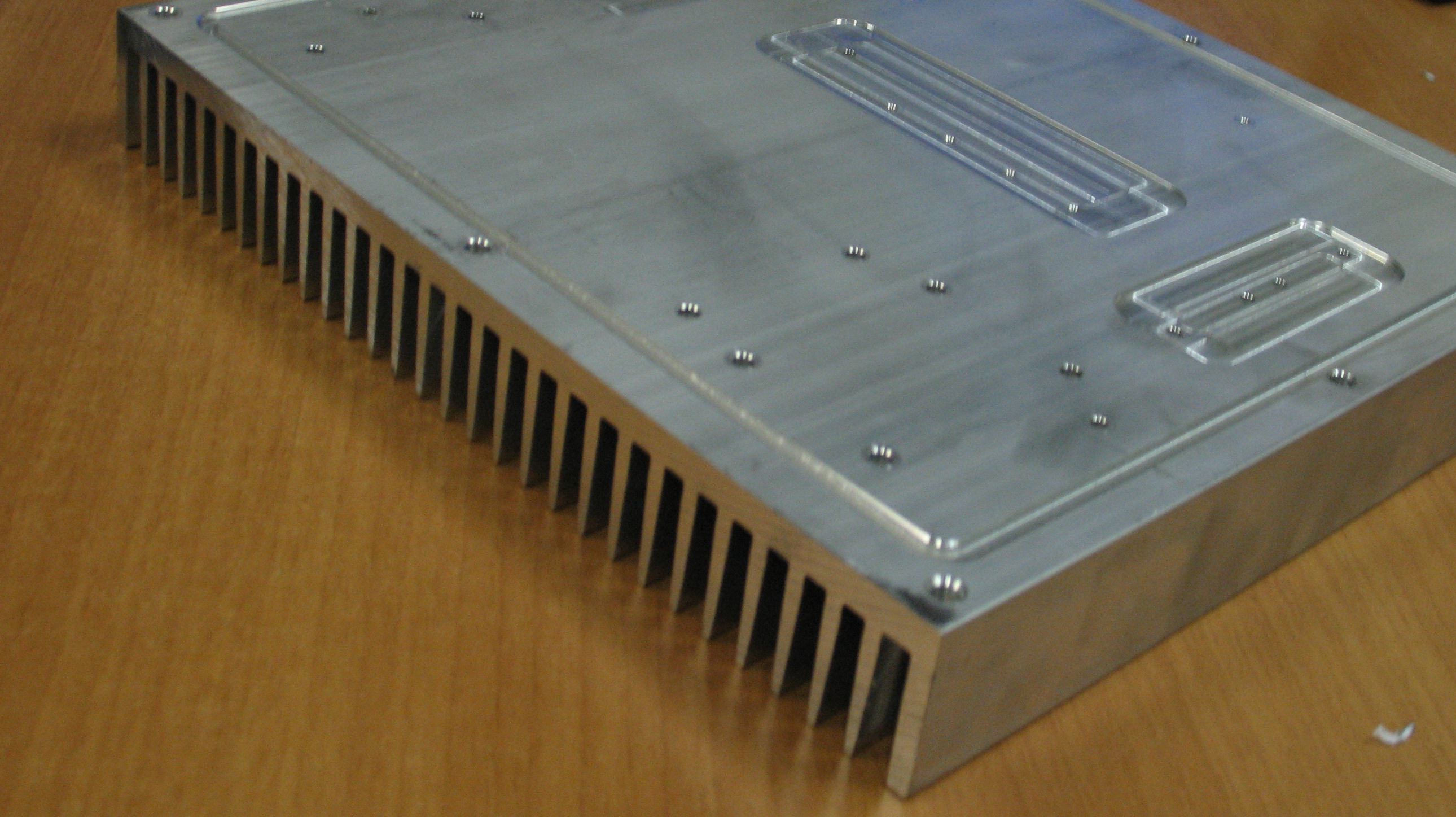 machined aluminum heatsink