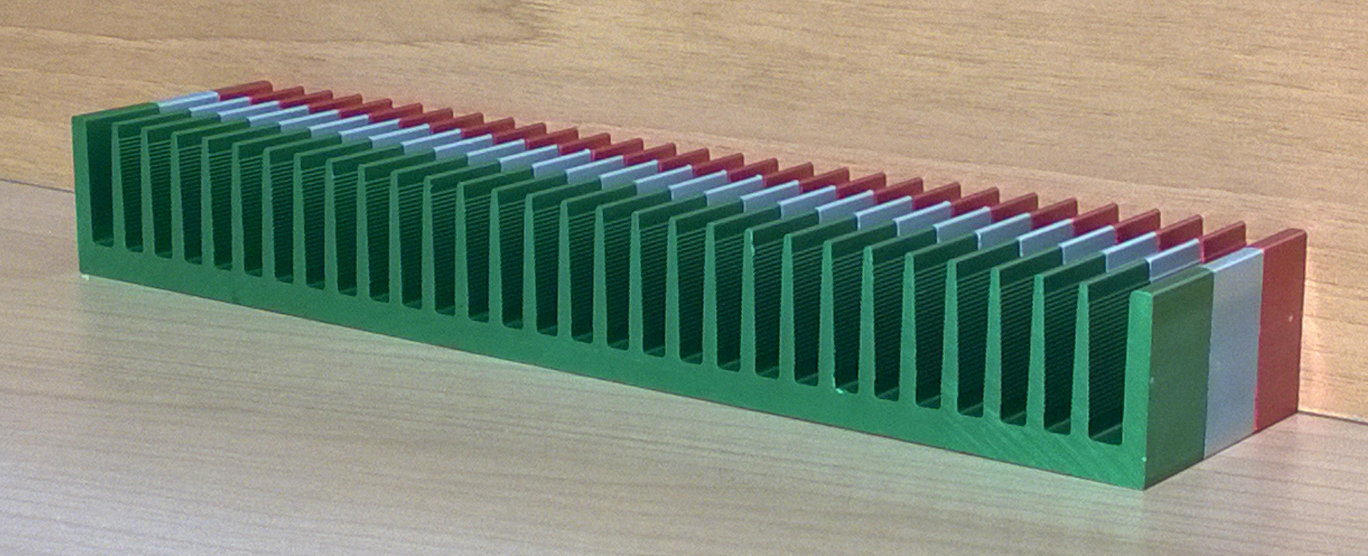 heat sink in anodized colored aluminum