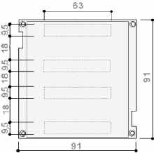 aluminum electronic card holder