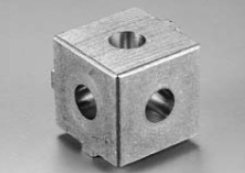 three-way joint for aluminum profiles