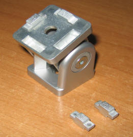 swivel joint for aluminum profiles