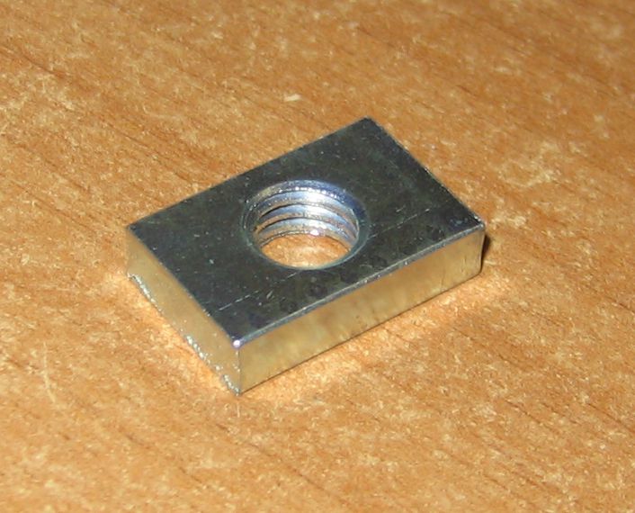 threaded plate