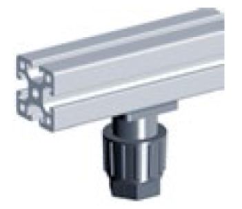 aluminum profile with adjustable foot